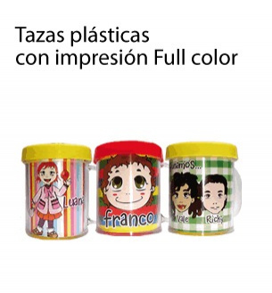 Tazas plásticas